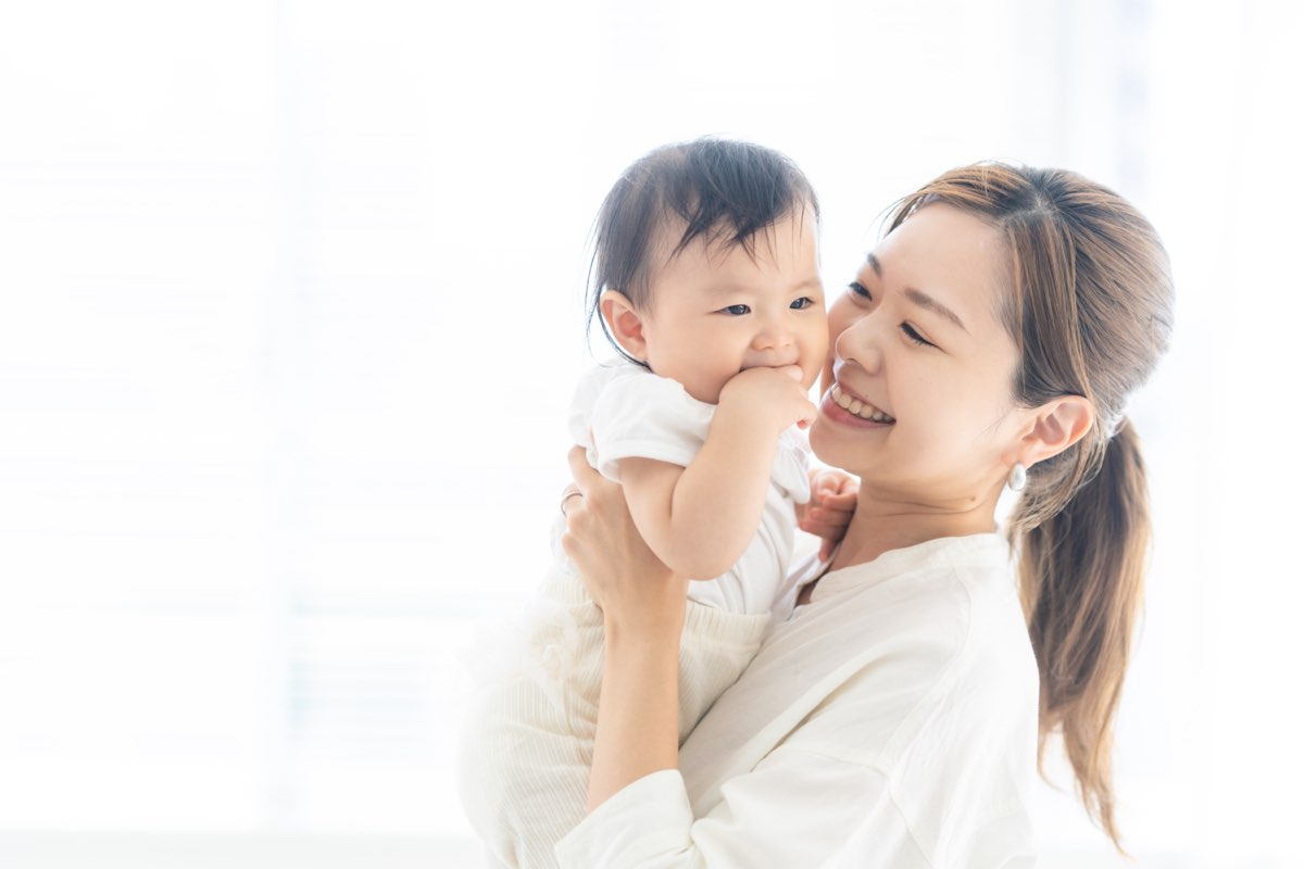 産後のお母さんと赤ちゃん